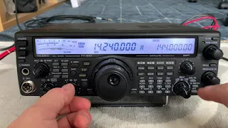 Some brief thoughts and a quick audio test on the Yaesu FT-847 HF/VHF/UHF/Satellite transceiver