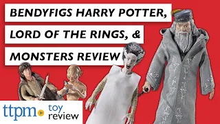 Bendyfigs Universal Monsters, Harry Potter, and The Lord of the Rings from The Noble Collection