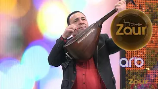 Aşıq Mübarizdən canlı saz ifası - Həmin Zaur