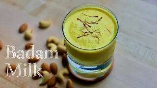 Badam Milk Recipe (Almond Saffron Milk)