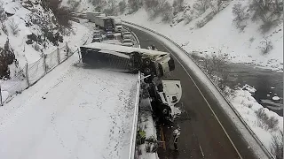 Insane Car Crash 2024_VERY Idiots Dangerous Truck Driving Skill Fails & Bad Day at Work 2024 !