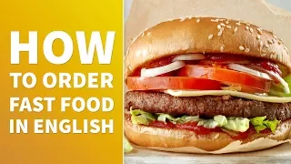 How to Order Fast Food in English | Conversation Practice