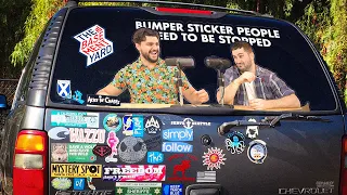 Bumper Sticker People Need To Be Stopped! | The Basement Yard #348