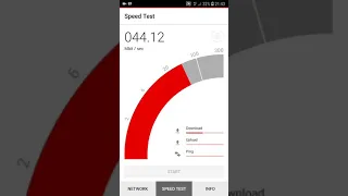 Vodafone UK 4g speedtest (LTE 800MHZ + LTE 2100MHZ)