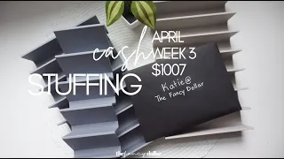 Cash Stuffing $1007 | April 2024 - Week 3 | HAPPY MAIL