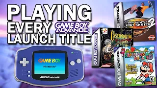 Playing EVERY Game Boy Advance Launch Game