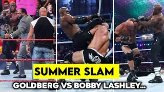 WWE September 2021 ~  Goldberg VS Bobby Lashley at summerslam 2021