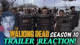 REACTION: The Walking Dead Season 10 Official Comic-Con Trailer REACTION!!! (The Whisperer War)
