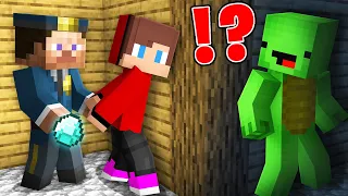 Mikey Faked JJ with Police Investigation in Minecraft ! - Maizen