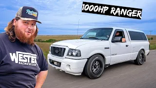 I Turbocharged My Sleeper Ford Ranger (LS V8 Swapped)2022 Part 6 #shorts