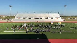 2018 Sam Rayburn Marching Band, UIL Area E Marching Contest, 10/27/18