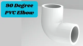90 degree PVC Elbow || Exercise 12 || Solidwork Tutorial @SolidTrouble