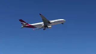 Qantas A330-200 takeoff from Adelaide bound for Delhi, India (QF69)