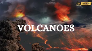 Volcanoes 4K - Scenic Relaxation Film with Relaxing Music | Beautiful Scenery for Stress Relief