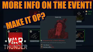 War Thunder How to do the Crafting event "OVERPOWERED"! More info!