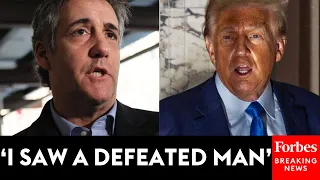 JUST IN: Former Trump Attorney Michael Cohen Comments After Testifying In Donald Trump Trial