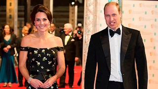 The Duke and Duchess of Cambridge arrive at the Baftas