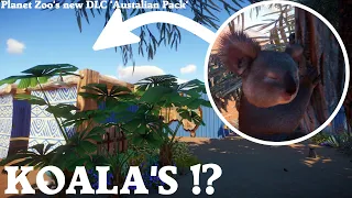 KOALA'S | Planet Zoo Australia Pack | Habitat Build | Speed build