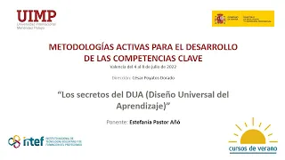 Los secretos del DUA (Diseño Universal para el Aprendizaje) - Estefanía Pastor Añó