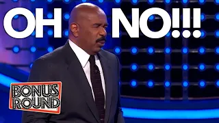 YOU NEED 9 POINTS!! Steve Harvey Reads The Questions BUT Can They Get The ANSWERS! FAST MONEY FAILS!