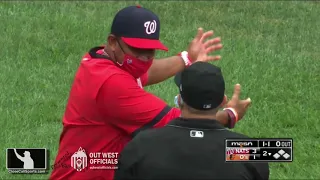 Ejections 21-22 - Umpire Will Little Ejects Washington bench personnel Anibal Sanchez, Kevin Long