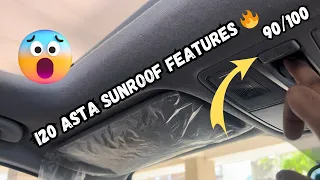 Features of Sunroof Car 🚗 i20 asta sunroof System details / Why i buy This Car ❌ #hyundai