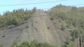 BANSHEES AND BIKES RIPPIN UP THE STEEP GLEN BURN HILL CLIMB !!! Shamokin Pa, Sept 5th 2009