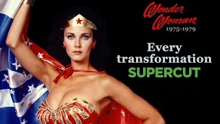 SUPERCUT Every Transformation in Wonder Woman (1975-1979)