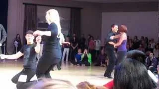 Benji and Tatiana Mollman. West Coast Swing. Mad Jam 2013. Open Strictly Comp