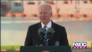 President Biden speaks about supply chain disruptions