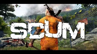 SCUM v0.95 Goga Мясник! Лутаем Базу Роботов!