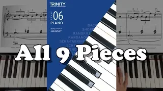 TRINITY Grade 6 Piano (2018-2020): All 9 Pieces