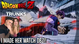 Girlfriend's EMOTIONAL Reaction to "The History of Trunks" Special! The Death of Future Gohan