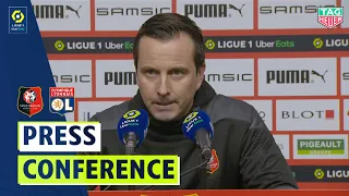 Press Conference STADE RENNAIS FC - OLYMPIQUE LYONNAIS (2-2) Week 19 - Ligue 1 Uber Eats / 2020-2021