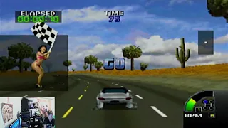 Cruis'n USA - Death Valley - N64 - Game Play 2024 - Williams - Nintendo