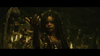 Jack Sparrow showing the black spot to Calypso | Pirates Of The Caribbean 2
