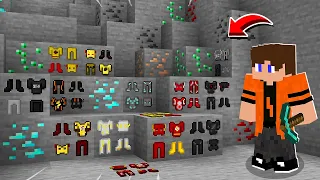 ENCONTREI OS NOVOS MINÉRIOS QUE SÃO AS MELHORES ARMADURAS DE VELOCISTAS DO MINECRAFT