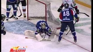 HC Metallurg. Metallurg - Traktor. The best moments. 09.01.2012