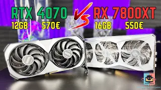 🔥 Grafikkarten-Battle: AMD RX 7800XT vs. RTX 4070
