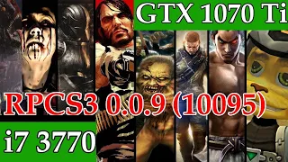 10 Games RPCS3 0.0.9 GTX 1070 Ti i7 3770