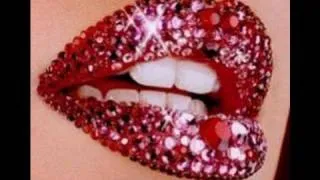 Labios rojos con diamantina??? - Un tutorial brilante!