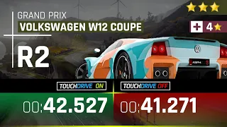 Asphalt 9 - VOLKSWAGEN W12 COUPE Grand Prix Round 2 - 3⭐ Touchdrive & Manual Laps - LIGHTHOUSE