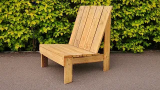 GREAT DIY Lounge Outdoor Chair, Pallet Recycling Ideas