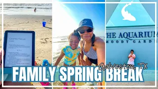 Family Spring Break 2023 vlog // Family vacation to Galveston (aka Jamaica Beach, TX)