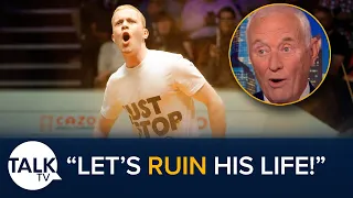 "Let's Ruin His Life!" Barry Hearn SLAMS Just Stop Oil Snooker Protester With Piers Morgan