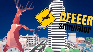 Дикий симулятор оленя! Deeer Simulator Нарезка