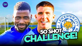 50 Shot Challenge with Leicester City Kelechi Iheanacho & Cesare Casadei