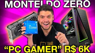 GUIA: Como montar seu PC GAMER de 6 MIL Reais do zero PASSO a PASSO e DICAS com i5 12400F e RTX 3060