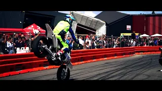 CRAZY SUPERMOTO STUNTS WITH JACK FIELD! | Husqvarna FS450|