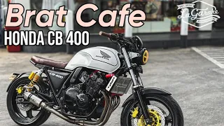 HONDA CB400 “Brat Cafe” by La Garahe Motorcycles - Classic Custom Mc